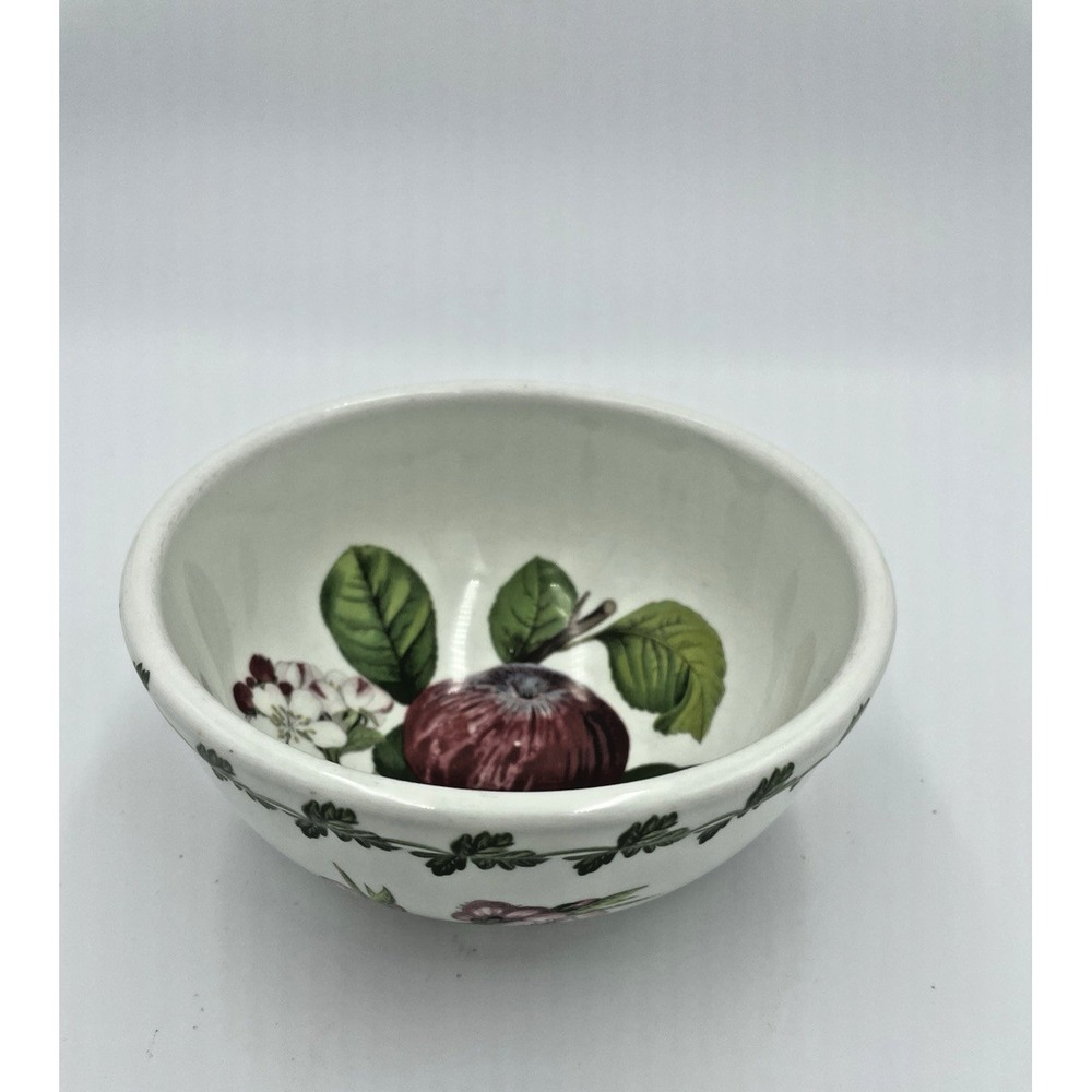 Pomona Portmeirion Apple Fruit Motif Cereal/Dessert Bowl 5.5" Heavy Stackable